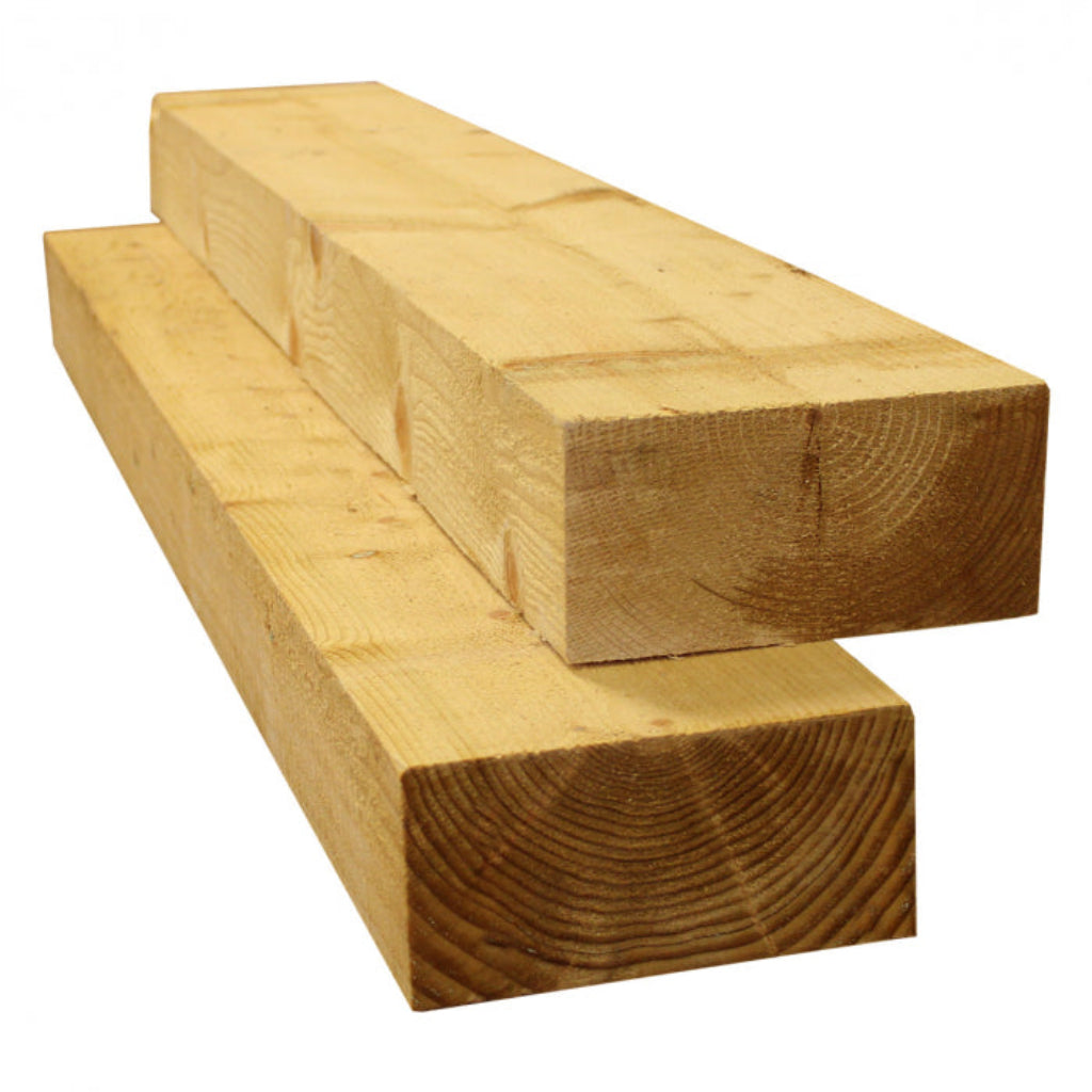 Dormentes de Madeira Tratada UC3 – 2,4 m × 200 × 100 mm – 20 Unidades