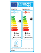 Ar Condicionado Móvel Reversível Rowenta RWAC12KA++ – Classe A+/A++, R290, 5 Funções