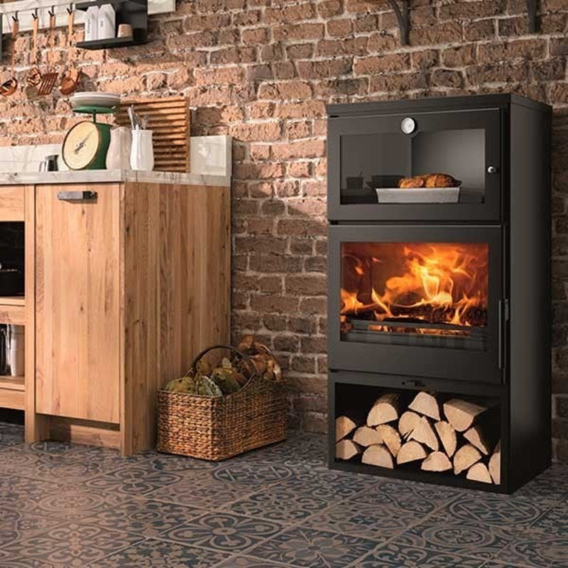 Salamandra a Lenha PANADERO OVEN EcoDesign com Forno 7,1 kW