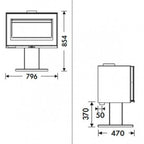 Salamandra a Lenha PANADERO MAJA EcoDesign 7,2 kW