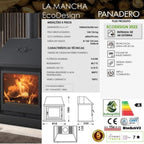 Salamandra a Lenha PANADERO LA MANCHA EcoDesign 9,8 kW