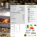 Salamandra a Lenha PANADERO OVEN EcoDesign com Forno 7,1 kW