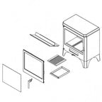 Salamandra a Lenha PANADERO CHAMBERY EcoDesign 7,1 kW