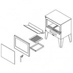 Salamandra a Lenha PANADERO GIULIETTA EcoDesign 7,1 kW